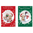 Poppyhill C50 Christmas Cards Grandson 12pk - Tiger Feet Ireland
