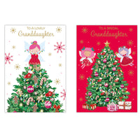 Poppyhill C50 Christmas Cards Granddaughter 12pk - Tiger Feet Ireland