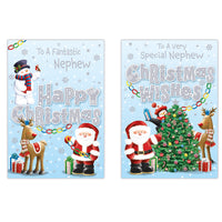 Poppyhill C50 Christmas Cards Nephew 12pk - Tiger Feet Ireland