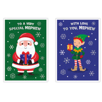 Poppyhill C50 Christmas Cards Nephew 12pk - Tiger Feet Ireland