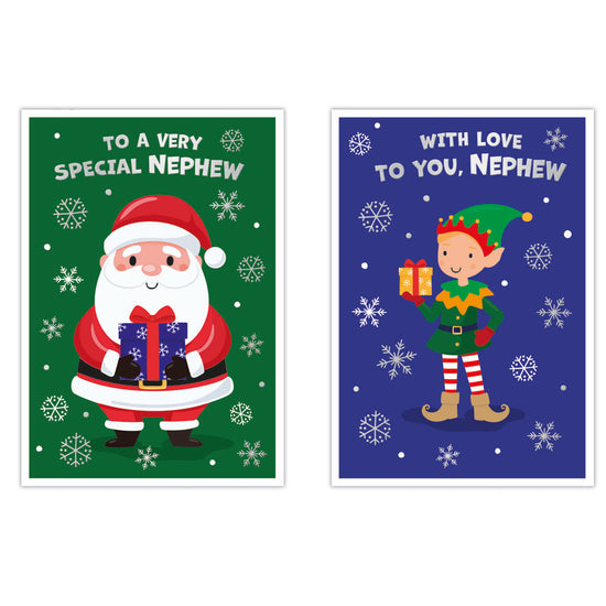 Poppyhill C50 Christmas Cards Nephew 12pk