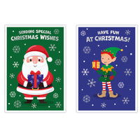 Poppyhill C50 Christmas Cards Open 12pk - Tiger Feet Ireland