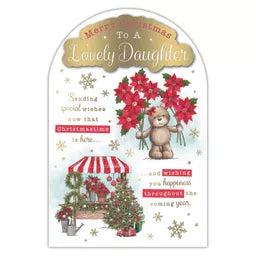 Prelude Platinum C75 Christmas Cards Daughter 6pk
