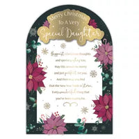 Prelude Platinum C75 Christmas Cards Daughter 6pk - Tiger Feet Ireland