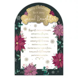 Prelude Platinum C75 Christmas Cards Daughter 6pk