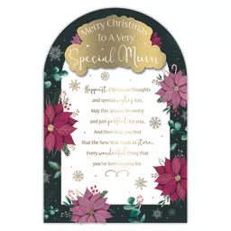 Prelude Platinum C75 Christmas Cards Mum 6pk - Tiger Feet Ireland