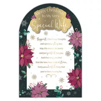 Prelude Platinum C75 Christmas Cards Wife 6pk - Tiger Feet Ireland