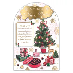 Prelude Platinum C75 Christmas Cards Mam 6pk