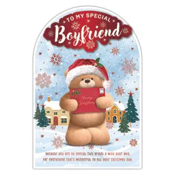 Prelude Platinum C75 Christmas Cards Boyfriend 6pk