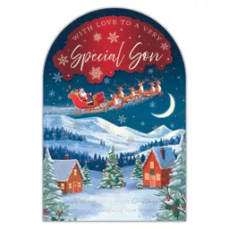 Prelude Platinum C75 Christmas Cards Son 6pk