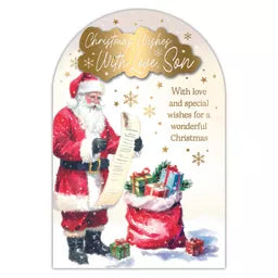Prelude Platinum C75 Christmas Cards Son 6pk