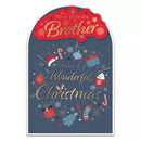 Prelude Platinum C75 Christmas Cards Brother 6pk - Tiger Feet Ireland