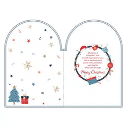 Prelude Platinum C75 Christmas Cards Grandson 6pk