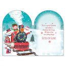 Prelude Platinum C75 Christmas Cards Grandson 6pk - Tiger Feet Ireland
