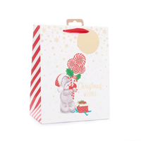 Gift Bag Bear W/Lollipops Medium 12pk