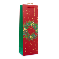 Gift Bag Wreath Bottle 12pk