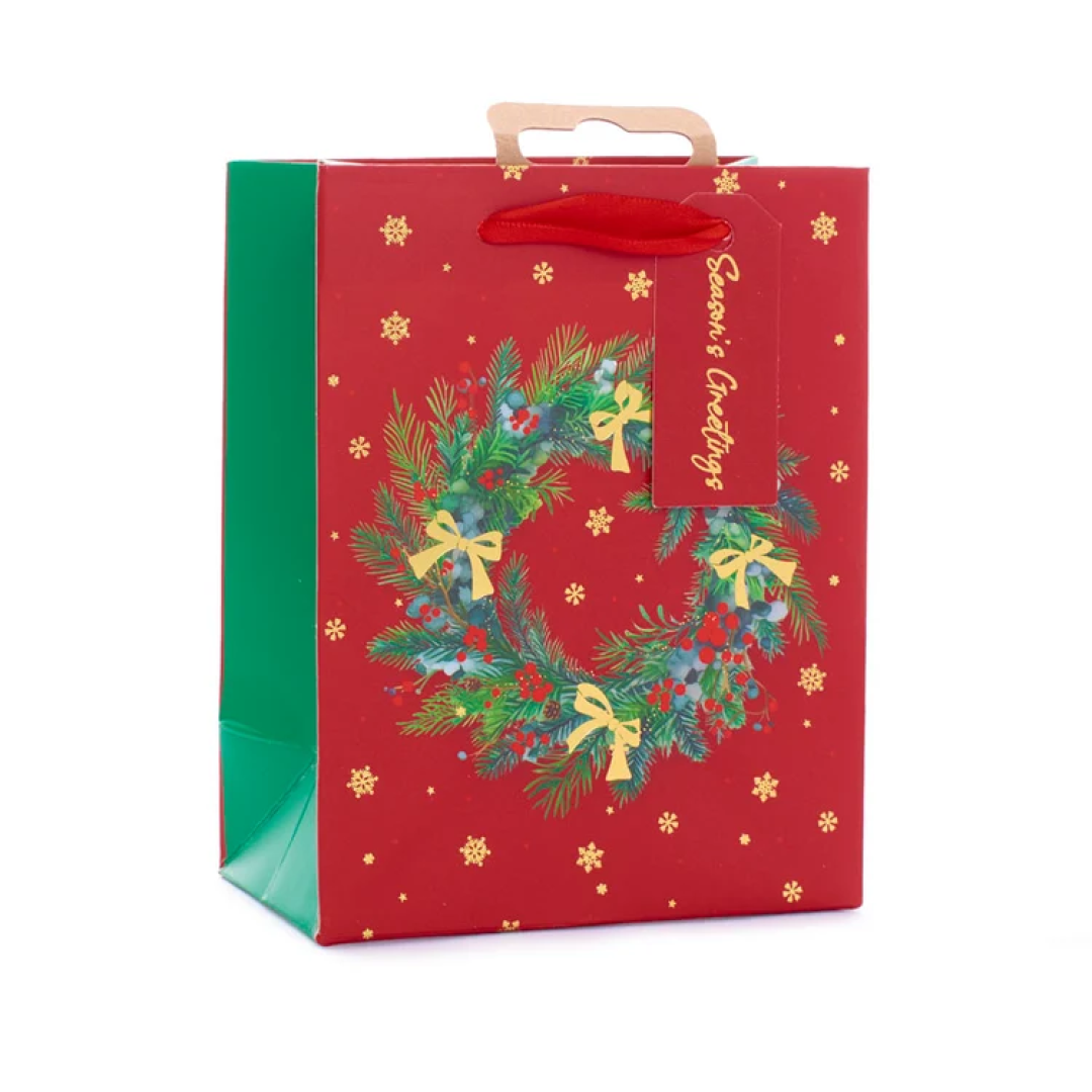 Gift Bag Wreath Medium 12pk