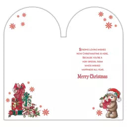 Prelude Platinum C55 Christmas Cards Mam 6pk