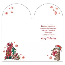 Prelude Platinum C55 Christmas Cards Open 6pk