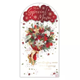 Prelude Platinum C55 Christmas Cards Mam 6pk - Tiger Feet Ireland