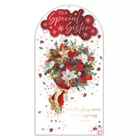 Prelude Platinum C55 Christmas Cards Sister 6pk - Tiger Feet Ireland