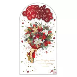Prelude Platinum C55 Christmas Cards Wife 6pk