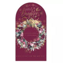 Prelude Platinum C55 Christmas Cards Daughter 6pk - Tiger Feet Ireland