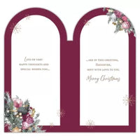 Prelude Platinum C55 Christmas Cards Daughter 6pk - Tiger Feet Ireland