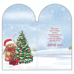 Prelude Platinum C55 Christmas Cards Grandson 6pk - Tiger Feet Ireland