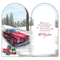 Prelude Platinum C55 Christmas Cards Husband 6pk