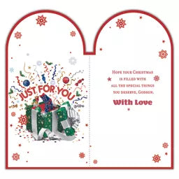 Prelude Platinum C55 Christmas Cards Godson 6pk - Tiger Feet Ireland