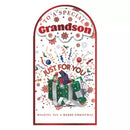 Prelude Platinum C55 Christmas Cards Grandson 6pk - Tiger Feet Ireland