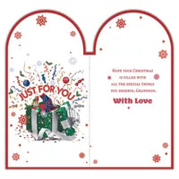 Prelude Platinum C55 Christmas Cards Grandson 6pk - Tiger Feet Ireland