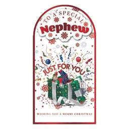 Prelude Platinum C55 Christmas Cards Nephew 6pk - Tiger Feet Ireland