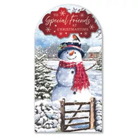 Prelude Platinum C55 Christmas Cards Friends 6pk - Tiger Feet Ireland