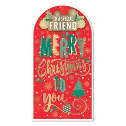 Prelude Platinum C55 Christmas Cards Friend 6pk - Tiger Feet Ireland