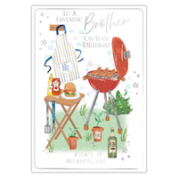 Prelude Cards C50 Birthday Brother 6pk - Tiger Feet Ireland