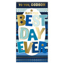 Prelude C55 Cards Birthday Godson 6pk - Tiger Feet Ireland