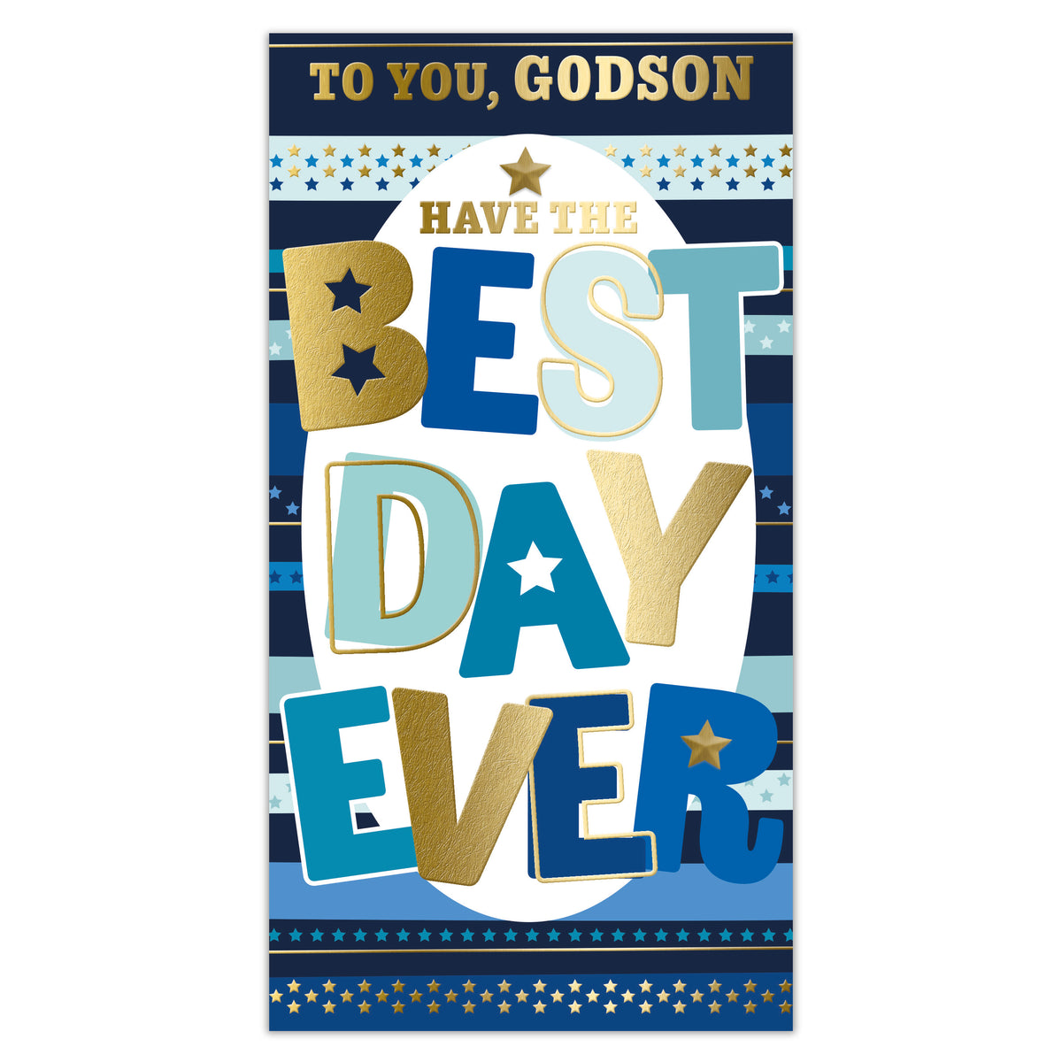 Prelude C55 Cards Birthday Godson 6pk - Tiger Feet Ireland