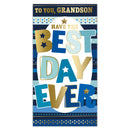Prelude C55 Cards Birthday Grandson 6pk - Tiger Feet Ireland