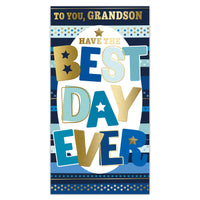 Prelude C55 Cards Birthday Grandson 6pk - Tiger Feet Ireland