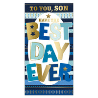 Prelude C55 Cards Birthday Son 6pk - Tiger Feet Ireland