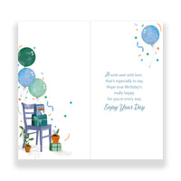 Prelude C55 Cards Birthday Brother-In-Law 6pk - Tiger Feet Ireland