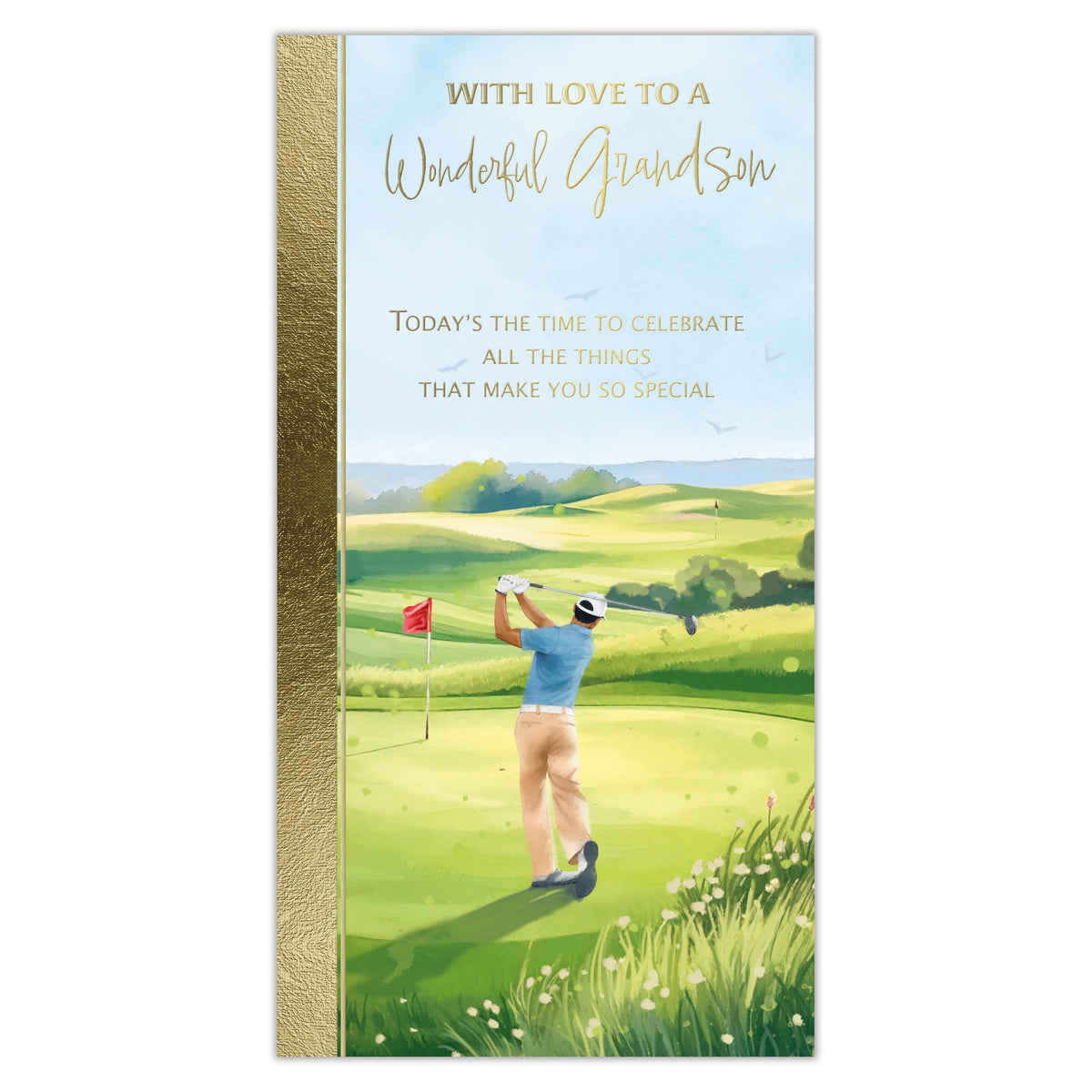 Prelude C55 Cards Birthday Grandson 6pk - Tiger Feet Ireland