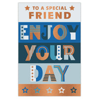 Prelude C75 Cards Birthday Friend 6pk - Tiger Feet Ireland