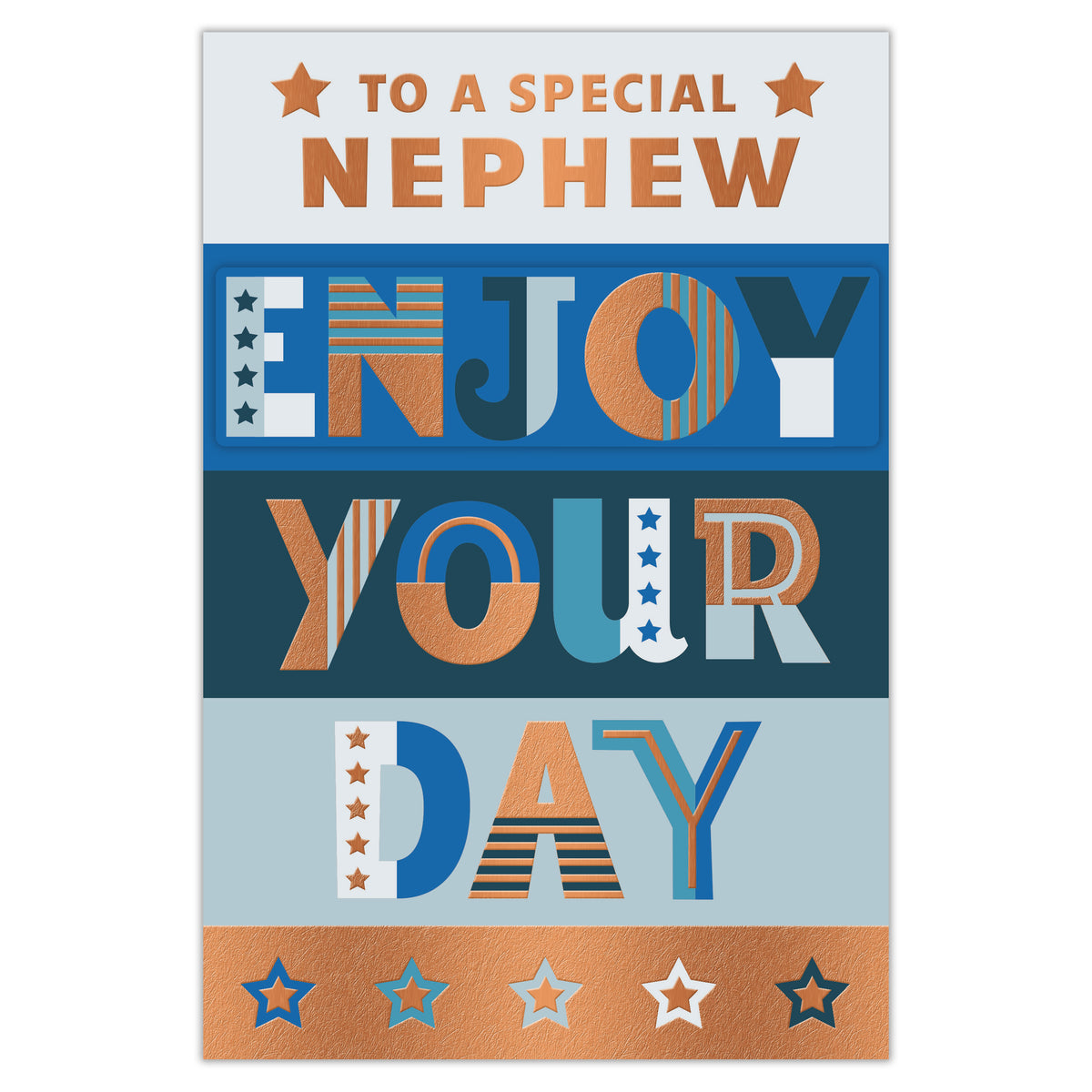 Prelude C75 Cards Birthday Nephew 6pk - Tiger Feet Ireland