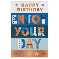 Prelude C75 Cards Birthday Open 6pk - Tiger Feet Ireland