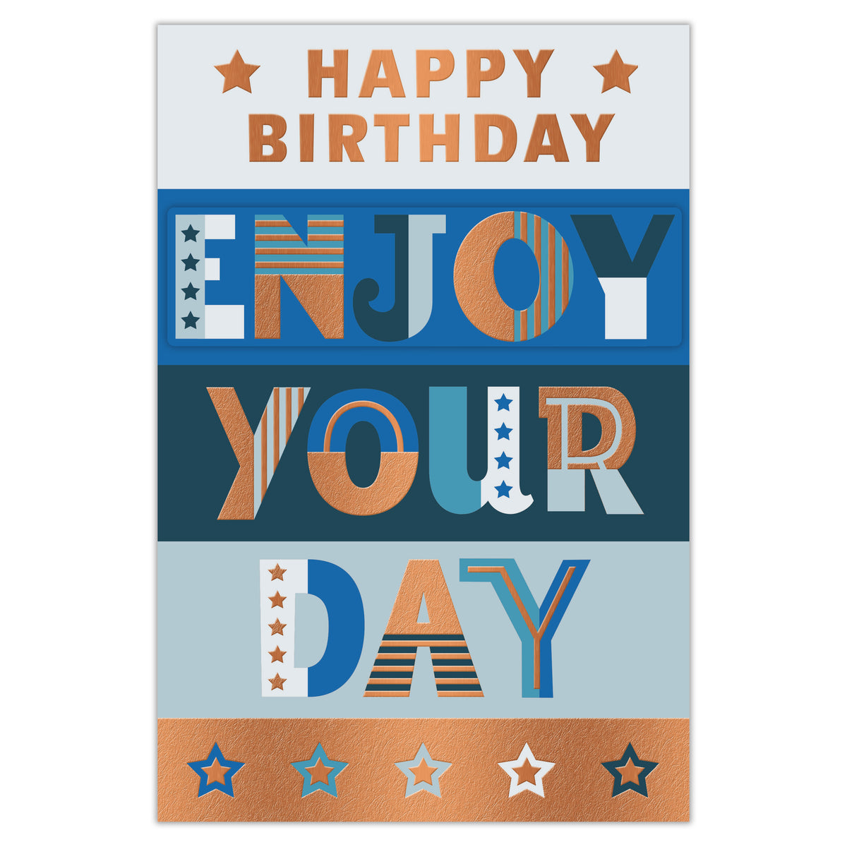 Prelude C75 Cards Birthday Open 6pk - Tiger Feet Ireland