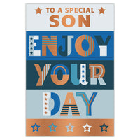 Prelude C75 Cards Birthday Son 6pk - Tiger Feet Ireland