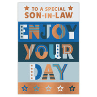 Prelude C75 Cards Birthday Son-In-Law 6pk - Tiger Feet Ireland